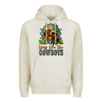 Oatmeal Heather long live the cowboys Premium Hoodie - OliviaCreatesArt