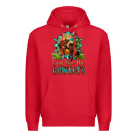 Red long live the cowboys Premium Hoodie - OliviaCreatesArt