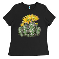 Black texas rainbow cactus Ladies Tee - LillyAllenDesigns
