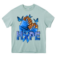 Arona hope blueribboncolon cancer nails Heavy Core Tee - NancyCooperArtShop