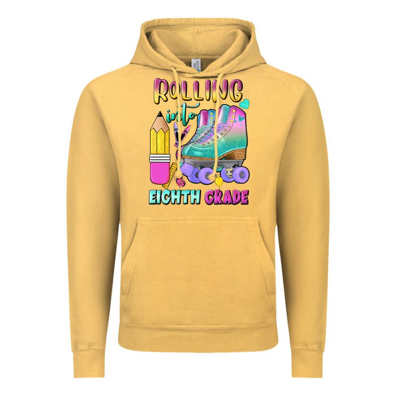 Rolling Into Eighth Grade Vintage Hoodie by BundleAndBundleShop | Teevron