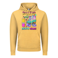 Vintage Mustard rolling into eighth grade Vintage Hoodie - BundleAndBundleShop