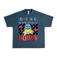 Midnight Navy sorry ladies my heart belongs to mommy Urban Heavy Tee - LillyAllenDesigns