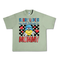 Oil Green sorry ladies my heart belongs to mommy Urban Heavy Tee - LillyAllenDesigns