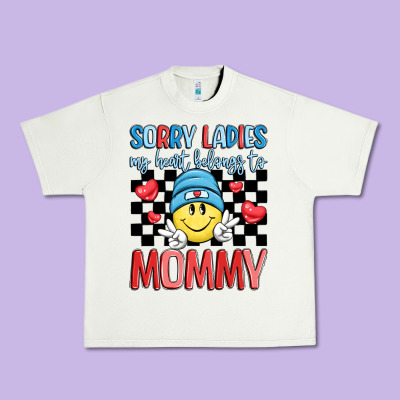 Sorry Ladies My Heart Belongs To Mommy Urban Heavy Tee Designed By Lillyallendesigns