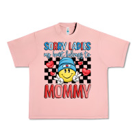 Salmon sorry ladies my heart belongs to mommy Urban Heavy Tee - LillyAllenDesigns