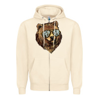 Sandshell Papa Bear Zipper Hoodie - HowdyJamesFarm