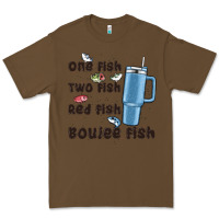 Cacao one fish two fish red fish boujee fish Premium Tee - MaliasSmallBusiness