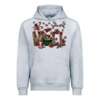 Heather Grey noel Urban Hoodie - CowhideDigitalArt