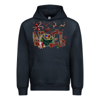 Navy noel Urban Hoodie - CowhideDigitalArt