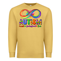 Antique Gold Autism accept understand love Premium Sweatshirt - FaDigitalArtStudio
