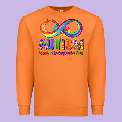 Autism Accept Understand Love Premium Sweatshirt Designed By Fadigitalartstudio