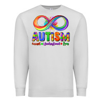 Dove Grey Autism accept understand love Premium Sweatshirt - FaDigitalArtStudio