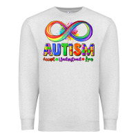 Oatmeal Heather Autism accept understand love Premium Sweatshirt - FaDigitalArtStudio