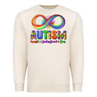 Sandshell Autism accept understand love Premium Sweatshirt - FaDigitalArtStudio