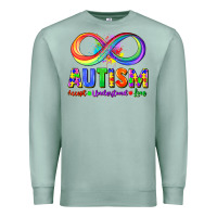 Seafoam Autism accept understand love Premium Sweatshirt - FaDigitalArtStudio