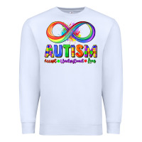 White Autism accept understand love Premium Sweatshirt - FaDigitalArtStudio