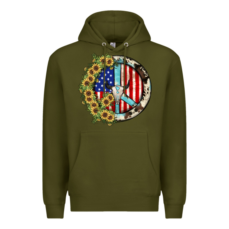Peace Sign Premium Hoodie by JahusDesignShop | Teevron