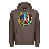 Coffee Peace sign Premium Hoodie - JahusDesignShop