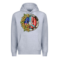 Heather Grey Peace sign Premium Hoodie - JahusDesignShop