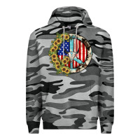 Slate Camo Peace sign Premium Hoodie - JahusDesignShop