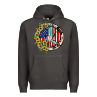 Smoke Peace sign Premium Hoodie - JahusDesignShop