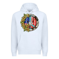 White Peace sign Premium Hoodie - JahusDesignShop
