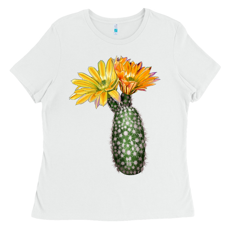 Texas Rainbow Cactus Ladies Tee by LillyAllenDesigns | Teevron