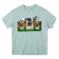 Arona Western Holstein Cow And Baby Cow Mom Heavy Core Tee - LillyAllenDesigns