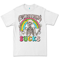White everything sucks Premium Tee - MaliasSmallBusiness