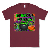 Burgundy drink up witches Classic Tee - BundleAndBundleShop