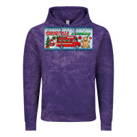 Cloud Purple christmas is coming license plate Vintage Hoodie - BundleAndBundleShop