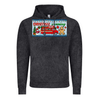 Vintage Black christmas is coming license plate Vintage Hoodie - BundleAndBundleShop