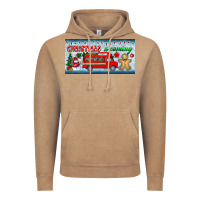 Vintage Coffee christmas is coming license plate Vintage Hoodie - BundleAndBundleShop