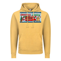 Vintage Mustard christmas is coming license plate Vintage Hoodie - BundleAndBundleShop