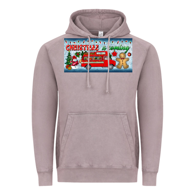Christmas Is Coming License Plate Vintage Hoodie by BundleAndBundleShop | Teevron
