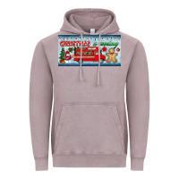 Vintage Zinc christmas is coming license plate Vintage Hoodie - BundleAndBundleShop