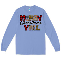 Colony Blue Merry Christmas Y'all Long Sleeve Tee - Bettercallsaul