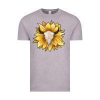 Vintage Zinc sunflower bull skull Vintage Tee - JahusDesignShop