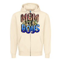 Sandshell Mom of Boys Mother's Day Zipper Hoodie - CowGirlArtShop