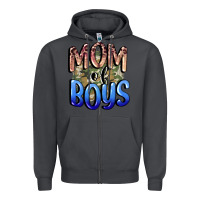 Smoke Mom of Boys Mother's Day Zipper Hoodie - CowGirlArtShop