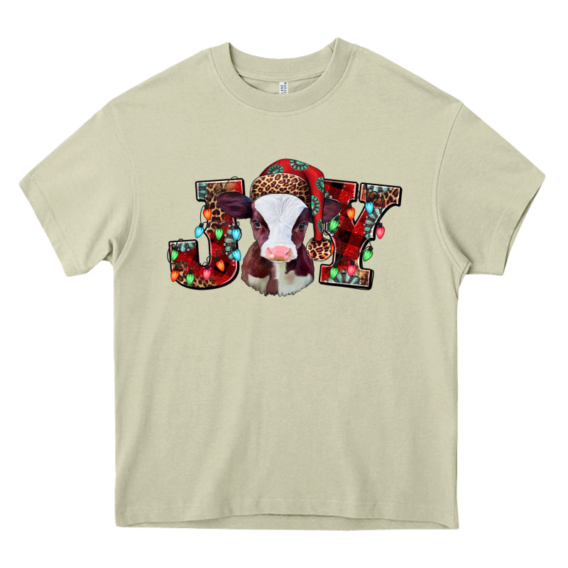 Joy Baby Cow Christmas Heavy Core Tee by Jasminsmagicworld | Teevron