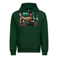 Forest Green oh holy night Urban Hoodie - CowhideDigitalArt