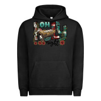 Pigment Black oh holy night Urban Hoodie - CowhideDigitalArt