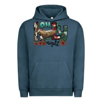 Pigment Midnight Navy oh holy night Urban Hoodie - CowhideDigitalArt