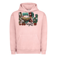 Pigment Salmon oh holy night Urban Hoodie - CowhideDigitalArt