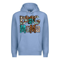 Colony Blue dog mama Premium Hoodie - OliviaCreatesArt