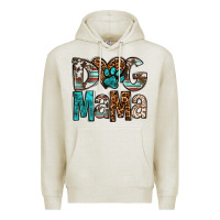 Oatmeal Heather dog mama Premium Hoodie - OliviaCreatesArt