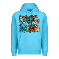 Ocean Blue dog mama Premium Hoodie - OliviaCreatesArt