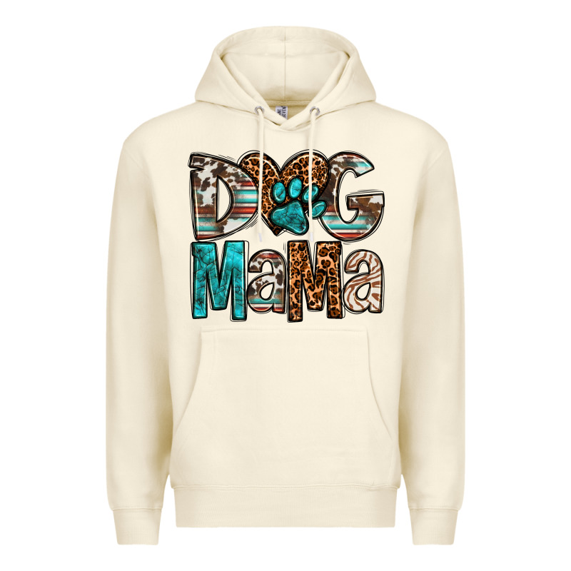 Dog Mama Premium Hoodie by OliviaCreatesArt | Teevron